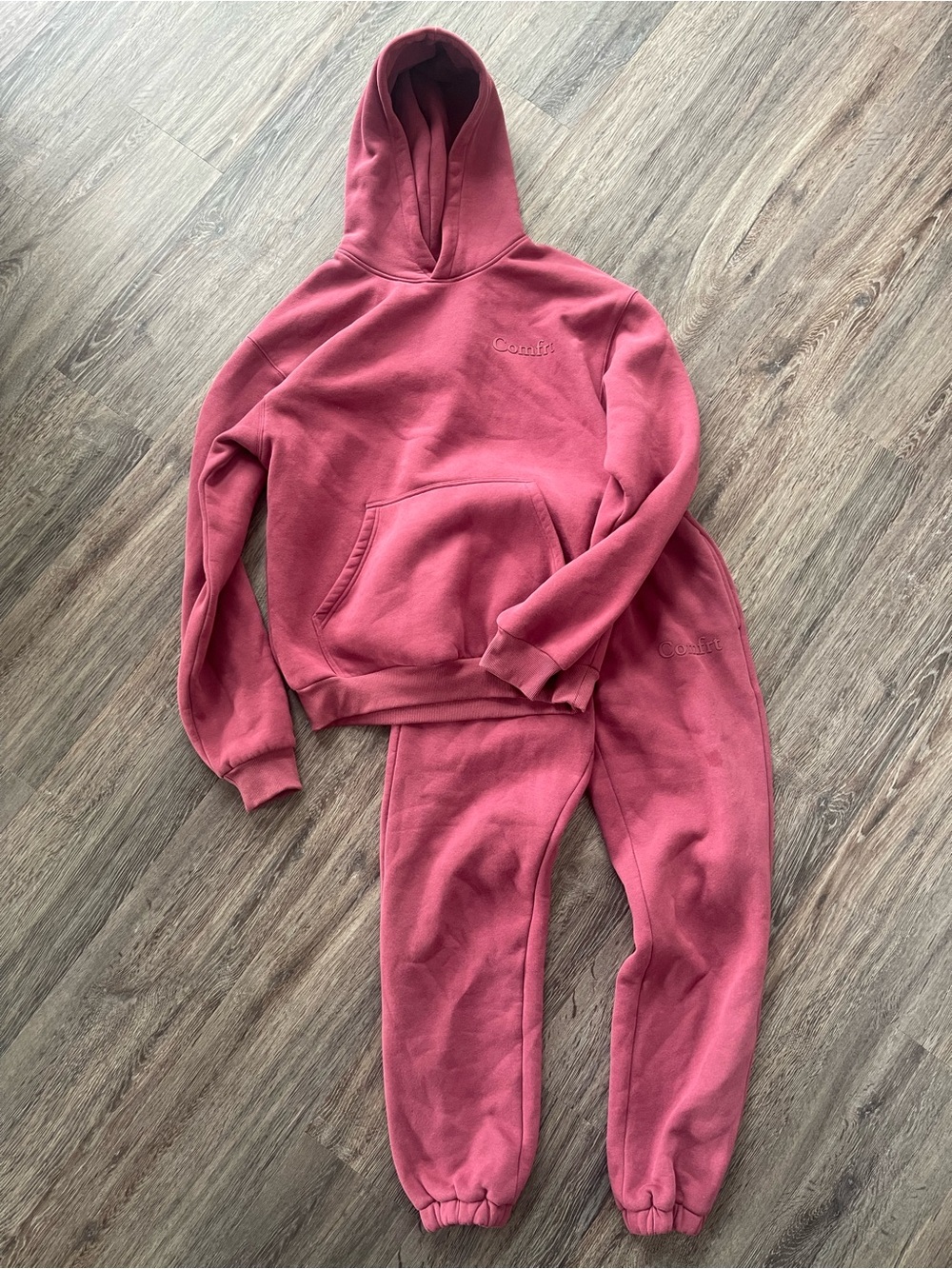 Comfrt | The Minimalist Hoodie & Jogger Set Berry Heavyweight Limited Edition